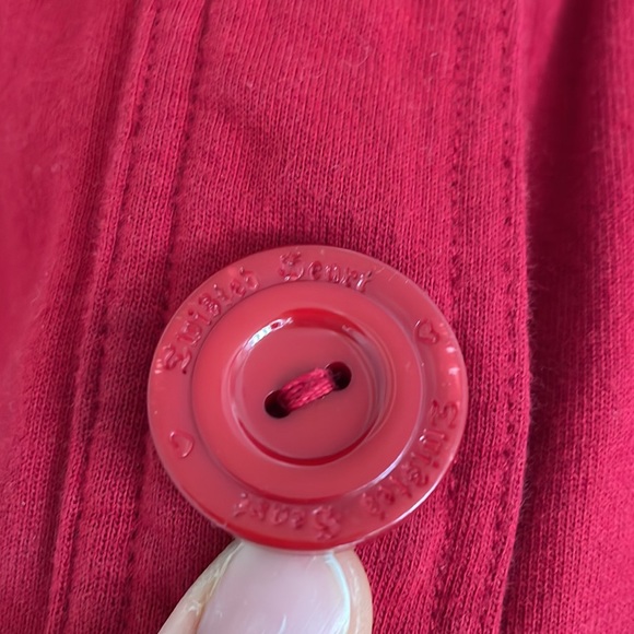 Twisted Hearts ♥️ red crop 1/2 sleeve jacket - Picture 3 of 7